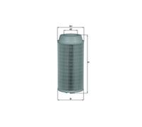 Filtro Aria Inserto MAHLE per Nissan Volvo Agrale Titolare John Deere Atlas