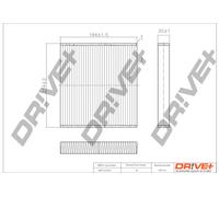 Filtro Aria Interna Drve+ DP1110.12.0073 Per DAIHATSU, ELARIS, JAGUAR