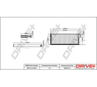 Filtro Aria Interna Drve DP1110.12.0337 Per CHEVROLET, DAEWOO