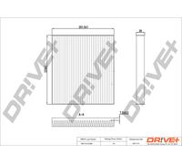 Filtro Aria Interna Drve DP1110.12.0388 Per HYUNDAI, KIA