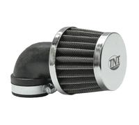 Filtro aria KN SMALL curva 90 cromo TNT