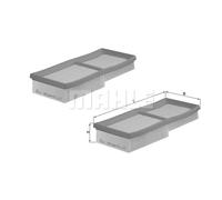 Filtro aria Cartuccia filtro LX 1137/S KNECHT per MERCEDES-BENZ CHRYSLER