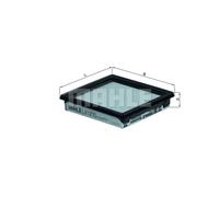 Knecht Filter Filtro aria LX 1270 - Cartuccia filtro per Nissan Micra III / Micra C+C III