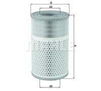 Knecht Filter Filtro aria LX 2079 per SAAB 9-5 / 9-5 Familiare