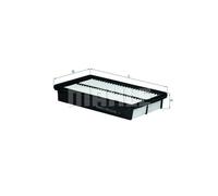 Filtro aria KNECHT LX 2632 per MAZDA 6 2.3 MPS Turbo (GG3P)