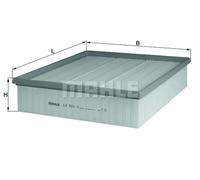 Filtro aria KNECHT LX 511/1 per VW LT 2.5 TDI