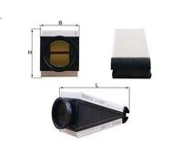 Filtro aria KNECHT LX 5861 per MERCEDES-BENZ GLC (X253) 2.2 2015-2019