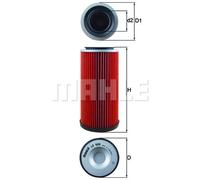 Filtro aria KNECHT LX 608 per NISSAN PATROL 2.8 TD (Y60A)