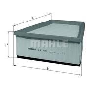 Filtro aria KNECHT LX 709 per VW POLO 1.4 TDI