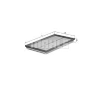 Filtro aria KNECHT LX 781 per MERCEDES CLK 4.3 430 (208.370)