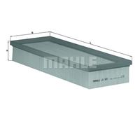 Mahle Original Filtro aria KNECHT LX 997 per Audi, Seat, Skoda, VW