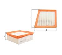 Filtro Aria Knecht LX2633 Mazda 2 2008-2015 Ford B-Max 2012-2024 K 2016-2024