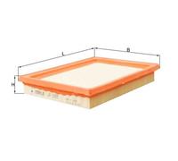 MAGNETI MARELLI Filtro aria 154705779490 228x168x34 mm cartuccia motore