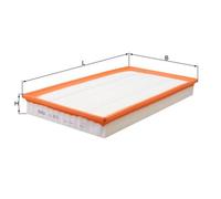MAHLE ORIGINAL LX 4919 Filtro aria