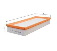 MAHLE LX 978 Filtro aria