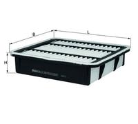 MAHLE ORIGINAL LX 2873 Filtro aria