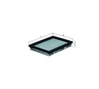 Filtro aria LX 1266 KNECHT per NISSAN HONDA INFINITI