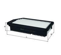 Filtro aria LX 3538 KNECHT per HYUNDAI KIA