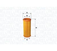 Filtro aria MAGNETI MARELLI 153071762409 per AUDI A6 2.0 TDI