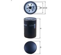 Filtro aria MAHLE LC 4 per DAF CF 65 6.691 2006-2013