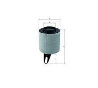 Filtro Aria Mahle LX 1650 per Bmw