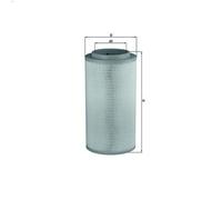 Filtro aria MAHLE LX 1734 per AXOR 2 11.967 2004-2005
