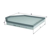 Filtro aria KNECHT LX 1991