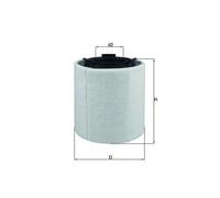 Mahle Original Filtro aria LX 2831 per Audi Seat Skoda VW Cupra