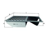 MAHLE ORIGINAL Filtro aria