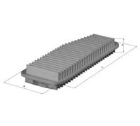 Filtro aria MAHLE per LX1611