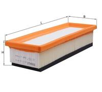 Filtro aria Mahle per LX1827