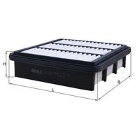 Filtro aria MAHLE per LX2752