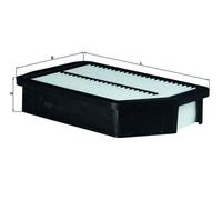 Filtro aria MAHLE per LX2869