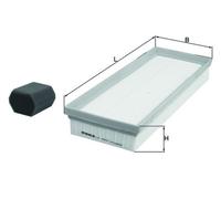 Filtro aria MAHLE per LX3955KIT