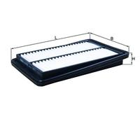 Filtro aria MAHLE per LX4138