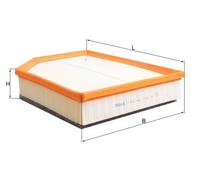 Filtro aria Mahle per LX4233