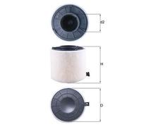 Filtro aria Mahle per LX4407