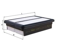 Filtro aria MAHLE per LX4567