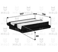 Filtro aria MALO 1500669 per AMC SUZUKI