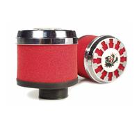 Filtro aria Malossi filtro rosso E13 collegamento 32-38mm, lungo rettilineo