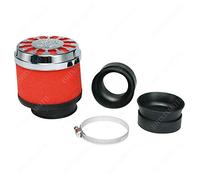 FILTRO ARIA -MALOSSI- RED FILTER E13 CON Ø 42/50/60 DRITTO CARBURATORI PHBH - MIKUNI - KEIHIN