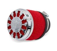 Filtro aria Malossi RED-Filter E13 rosso 42-58,5 mm per Kymco Vento | Raccordo flessibile rotondo, schiuma poliuretanica a celle aperte, OEM 0413528 compatibile con Cross Ering