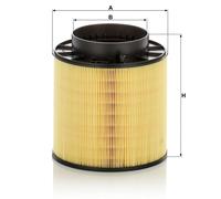 MANN-FILTER Filtro aria C 16 114/2 X per Audi A4 A5 Q5 B8