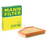 MANN-FILTER, C 31 143 Filtro aria | Per Autovetture, Aria pulita, Filtro resistente, Design con adattamento perfetto, Qualità originale OE