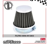 FILTRO ARIA MEIWA M 5003 CONO CROMATO DIAMETRO 42mm CAFE RACER DUCATI TRIUMPH