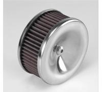 Filtro aria "MINIBOWL" per carb.S&S SUPER E, alluminio lucidato, Ø100mm