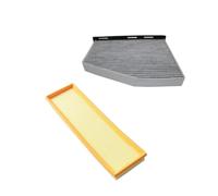 Filtro aria motore auto, detergente for filtro abitacolo compatibile con VW Passat B7/362 2010-2017 07K129620 1K0819653A