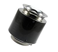 Filtro aria motore Filtri motore ad alte prestazioni per auto, filtro aria ad alto flusso per kit di aspirazione fredda automatica, copertura in fibra di carbonio(155MM-Medium)