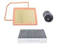 Filtro aria motore Set di filtri da 2/3/4 pezzi per BYD HAN DM-i DM-p 1.5T PHEV 2021-13708293 HCE8121211FE1 03C115561B Kit filtro aria olio abitacolo carburante motore(3PCS-A)