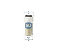 Filtro Aria Motore UFI27.924.00 Originale UFI DONP181050